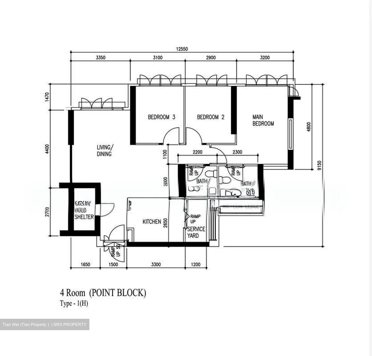 Blk 113C Mcnair Towers (Kallang/Whampoa), HDB 4 Rooms #582167131